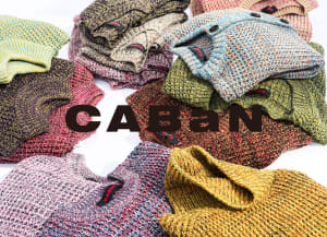 「CABaN」が全17色展開のニットコレクション発売、コットンカシミヤを使用