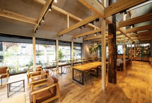 木造店舗のスタバが東京・武蔵境にオープン、庭には樹齢300年のクスノキ