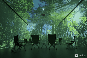 自然を体感する「デジタル森林浴」空間が北海道にオープン