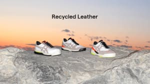 オニツカタイガーが環境に配慮したスニーカー発売、アッパーにリサイクルレザーを採用
