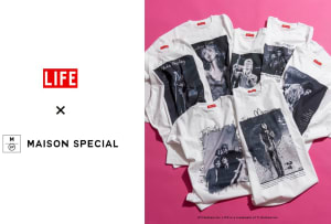 メゾン スペシャルが米雑誌「ライフ」とコラボ　プリンスやビートルズなど10組のアーティストのグラフィックTシャツ発売