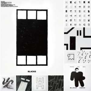 グラフィックデザイナー宇都勝宏が個展「BLACKS」開催、新作のモノクロ作品70点を展示