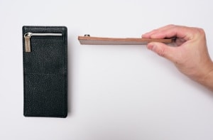 厚さ6mm重さ60gのミニマムサイズ財布を展開、ブランド「Bill Size Wallet」が誕生