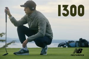 ニューバランスが「1300」の日本製ゴルフシューズを発売、防水レザーでアップデート