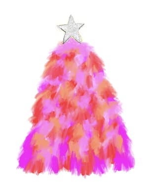 トモ コイズミが「ラッフル クリスマスツリードレス」を制作　東京エディション虎ノ門に展示