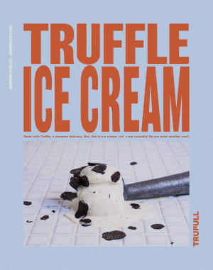 トリュフをカジュアルに楽しむための食ブランドが登場、第1弾商品はアイスクリーム