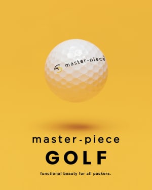 マスターピースがゴルフシリーズを発表、定番「POTENTIAL」をアップデート