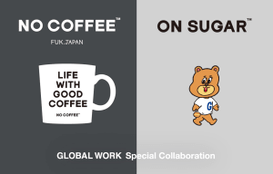 グローバルワークが「NO COFFEE」との新作コラボアイテムを発売