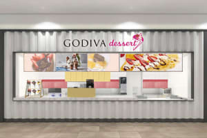 新業態「ゴディバ デザート」の日本初店舗がららぽーと福岡にオープン、オリジナルクレープを提供