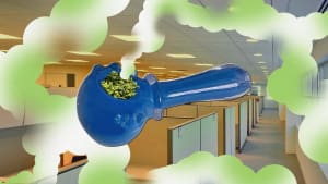 職場で大麻を吸う方法