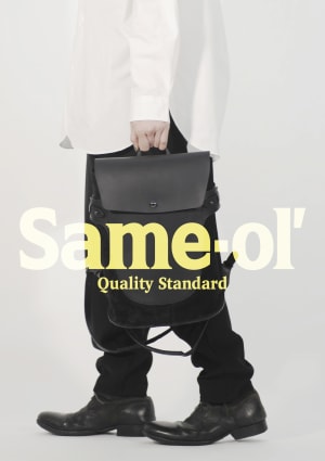 大阪鞄のブランド「セイムオー」がデビュー　阪急メンズ東京でポップアップ開催