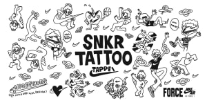ナイキがタトゥーアーティストTAPPEIによる「SNKR TATTOO」開催、エア フォース 1の40周年記念
