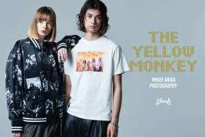 90年代のTHE YELLOW MONKEYの写真をTシャツに　glambからコラボアイテムが発売