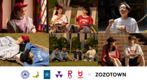 ZOZOTOWNが関西の6つの大学とコラボ　カレッジロゴのスウェットとTシャツを発売