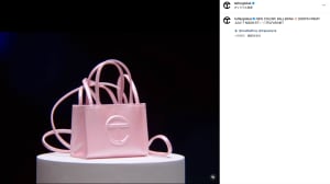 テルファーのショッピングバッグにピンク新色の「バレリーナ」が登場