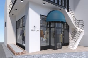 ベッドフォードが初の路面店を東京・外苑エリアにオープン、ブランドの世界観を伝える場所に