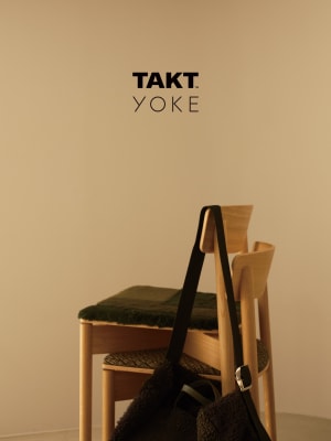 ヨークのテキスタイルをまとった特別仕様のクロスチェアが登場　デンマーク家具のタクトとコラボ