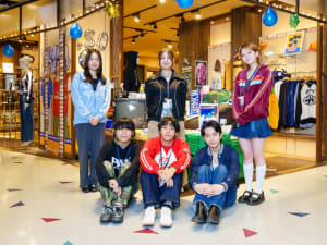 大阪文化服装学院がHEPファイブに学生主導のショップをオープン、古着のリメイクアイテムなどを展開