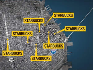 スターバックスがサンフランシスコの7店舗を閉鎖　ゴーストタウン化が加速