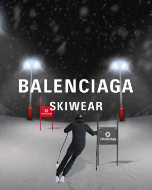 「バレンシアガ」スキーウェアコレクションを纏ったアバターを操作してタイムを競うミニゲームを公開
