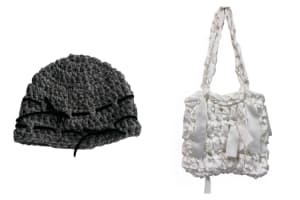 リボンモチーフの手編みのニット帽やバッグが人気、「リボン×ハンドメイド」にトレンドの兆し