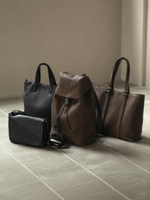土屋鞄がオリジナルのオイルヌメ革を使用した新作バッグを発売　ボストン、リュック、ショルダーなど6型