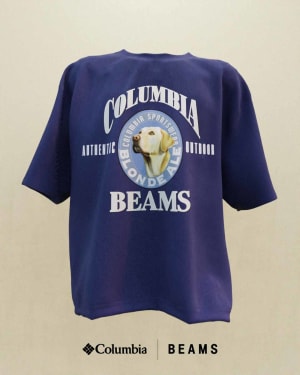 ビームスが「コロンビア」に別注、アーカイヴのグラフィックTシャツ全3型を発売