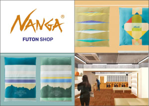 ナンガがブランド初の「布団の専門店」をオープン、直営店をリニューアル