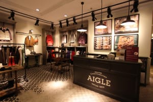 160周年AIGLEが渋谷本店を改装 アウトドアからタウンユースに