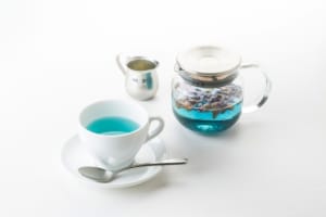 「トッカ」の限定カフェが阪急うめだにオープン 青い紅茶など提供